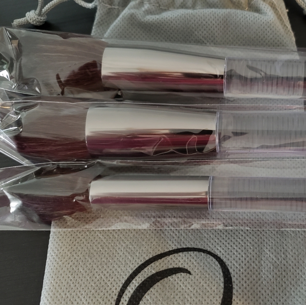 OPULENT BEAUTY CRYSTAL CLEAR 3 PIECE BRUSH SET $35